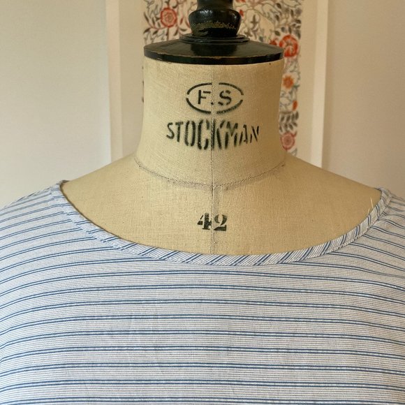 GAP Blue and White Striped Blouse - Picture 4 of 11